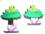 Top Seller Christmas tree shape PVC or Silicone USB 2.0 3.0 Flash Disk, Drive, Stick